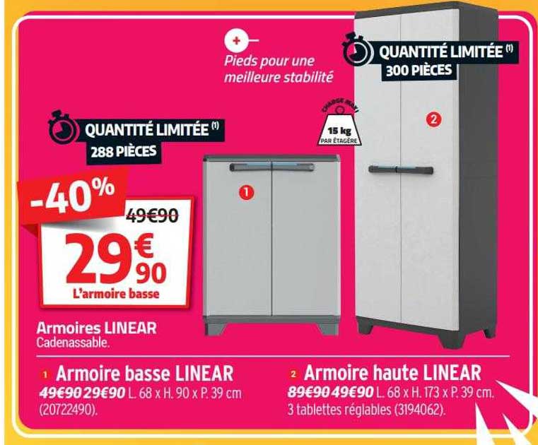 armoires linear