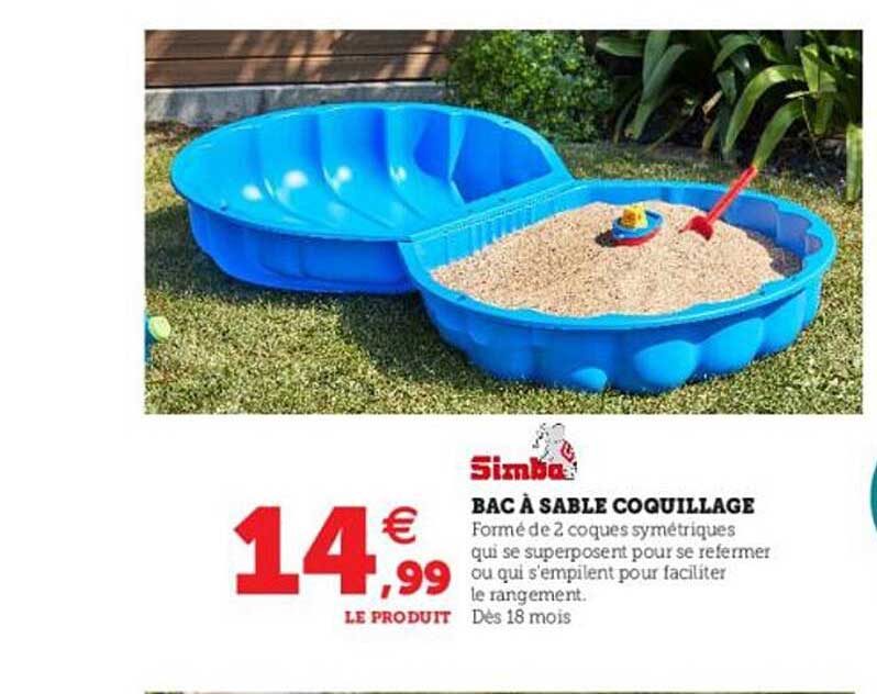 Bac à Sable Coquillage Simba