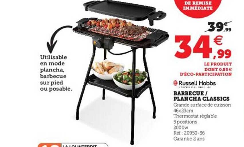 barbecue - plancha classics russell hobbs