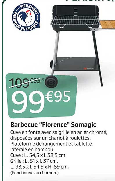 Barbecue "florence" Somagic