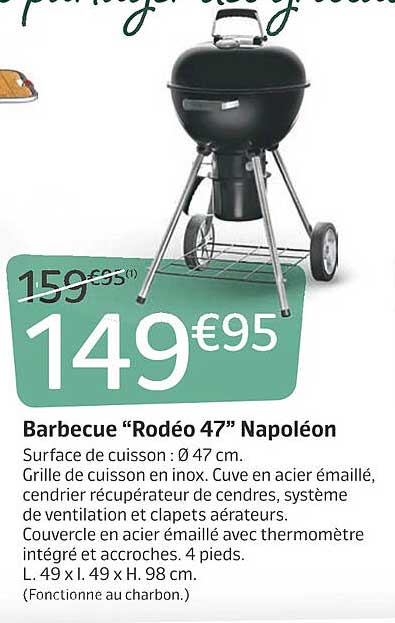 Barbecue "rodéo 47" Napoléon
