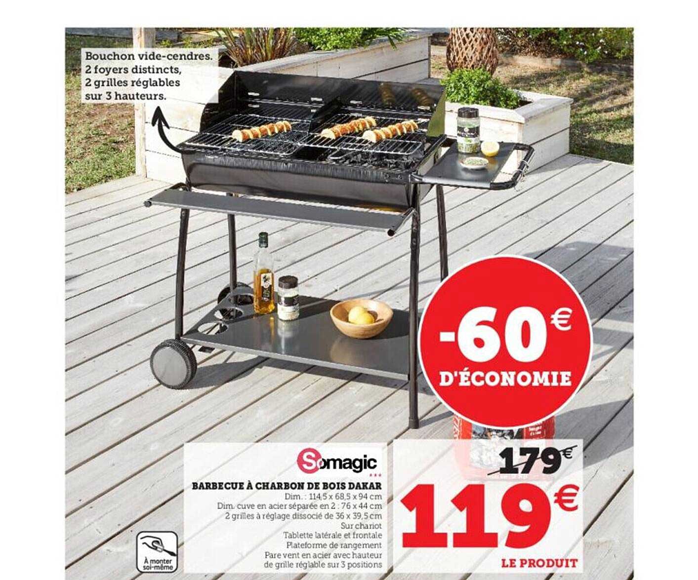 barbecue à charbon de bois dakar somagic