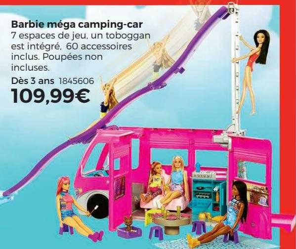 barbie méga camping-car