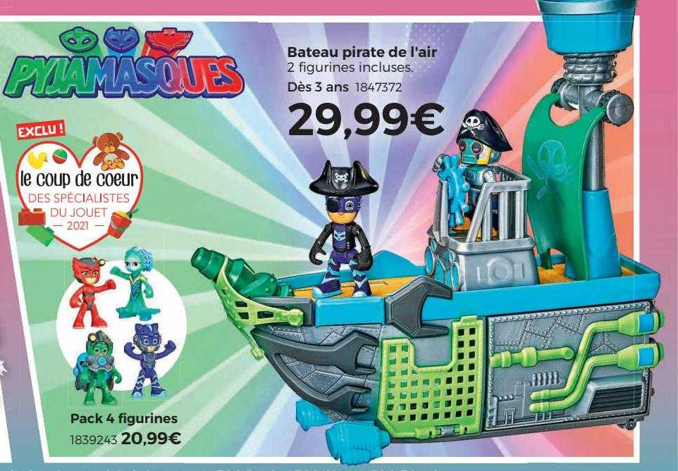 bateau pirate de l'air pack 4 figurines