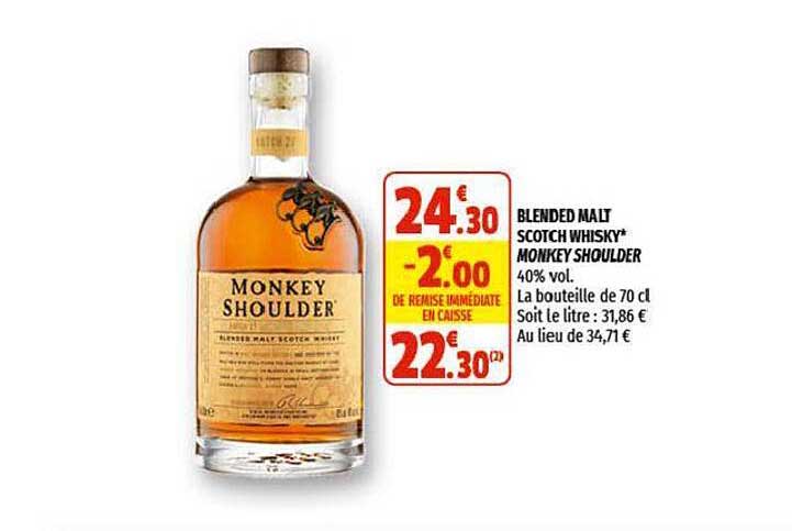 Blended Malt Scotch Whisky Monkey Shoulder