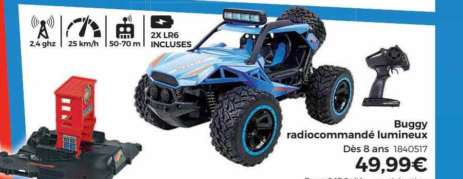 buggy radiocommandé lumineux