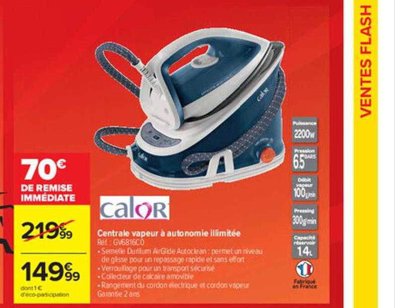 centrale vapeur à autonomie illimitée calor