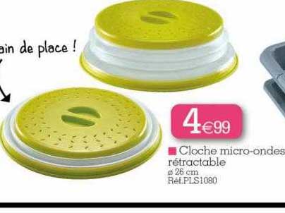 cloche micro-ondes rétractable