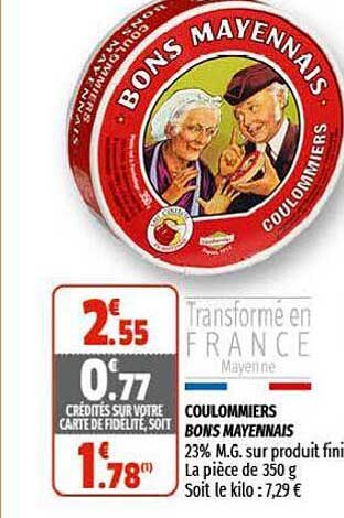 coulommiers bons mayennais