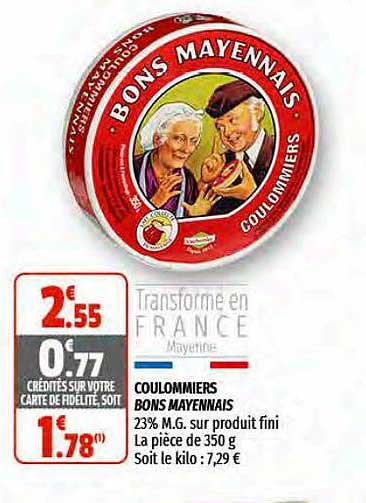 coulommiers bons mayennais