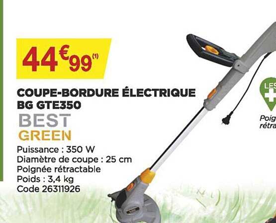 coupe-bordure électrique bg gte350 bestgreen