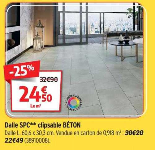 Dall Spc Clipsable Béton