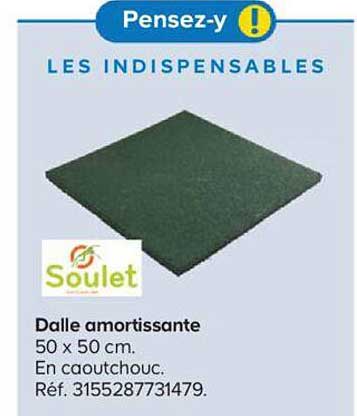 dalle amortissante soulet