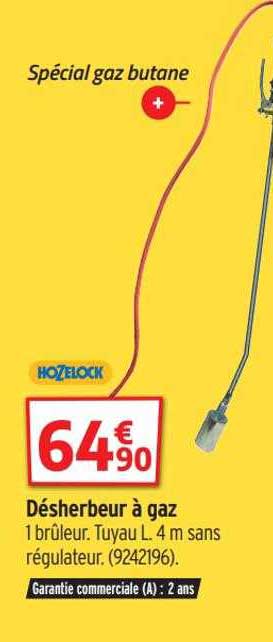 désherbeur à gaz hozelock