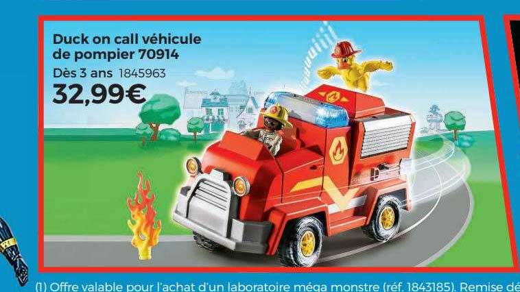 duck on call véhicule de pompier 70914
