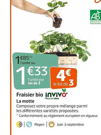 fraisier bio la motte