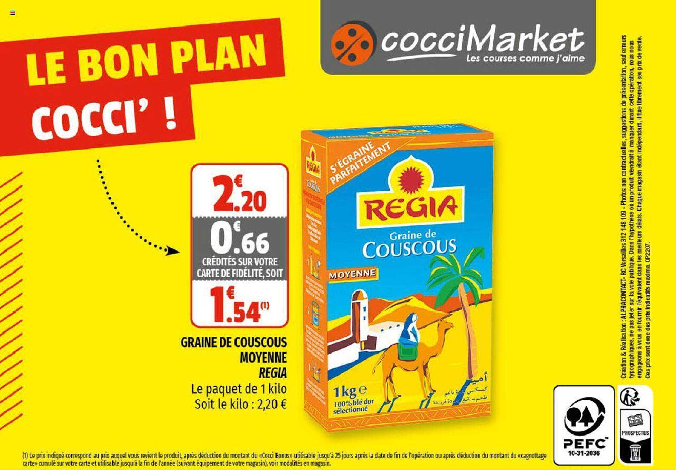 graine de couscous moyenne regia