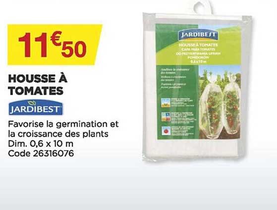 housse à tomates jardibest
