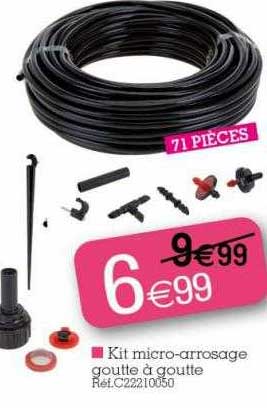 kit micro-arrosage goutte à goutte