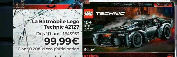 la batmobile lego technic 42127