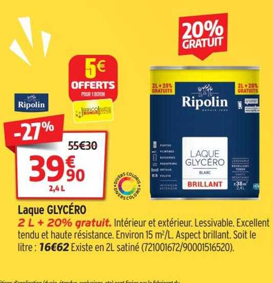laque glycéro ripolin