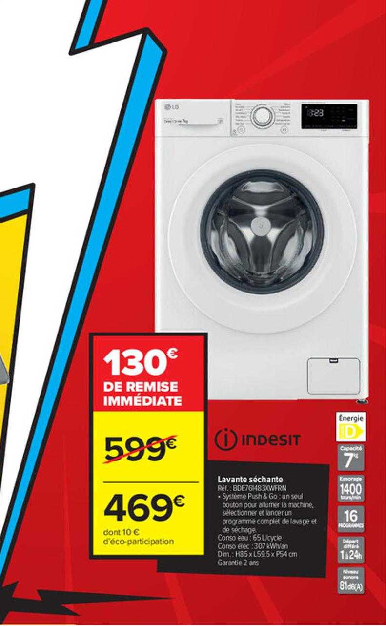 lavante séchante indesit