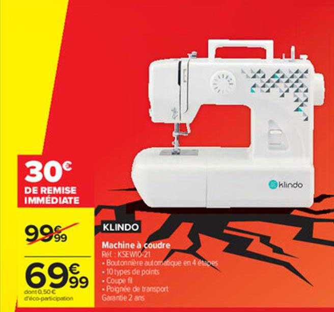 machine à coudre klindo
