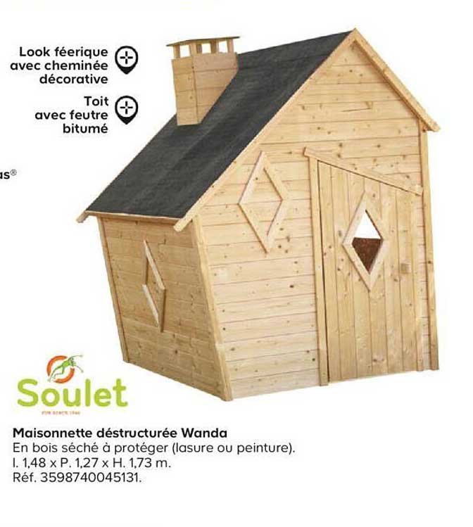 Maisonnette Déstructurée Wanda Soulet