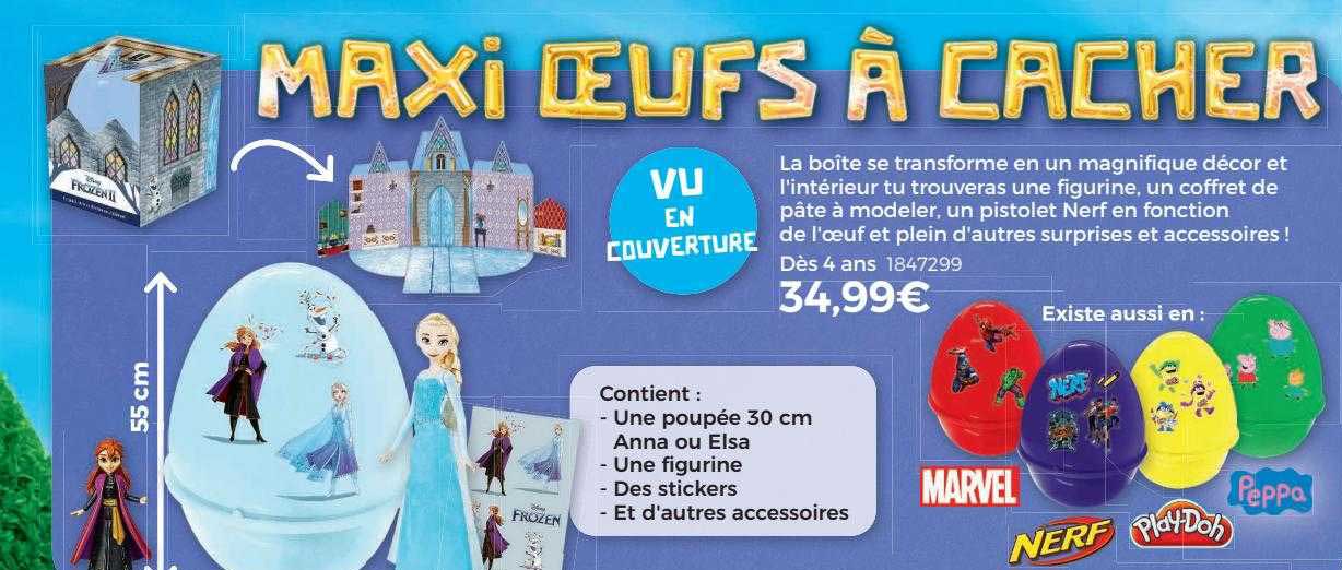 maxi oeufs à cacher