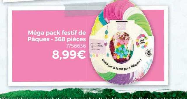 méga pack festif de pâques - 368 pièces