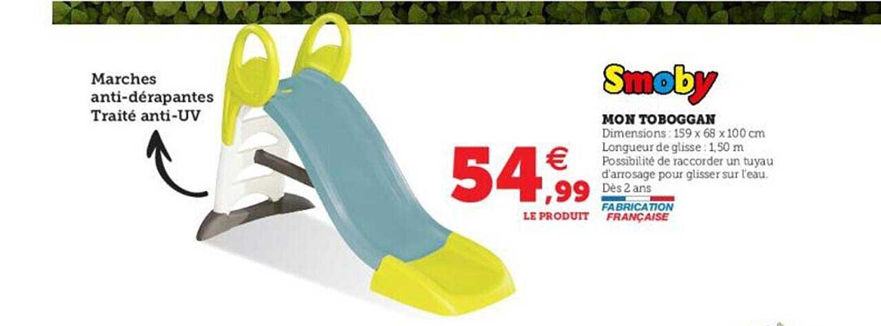 mon toboggan smoby