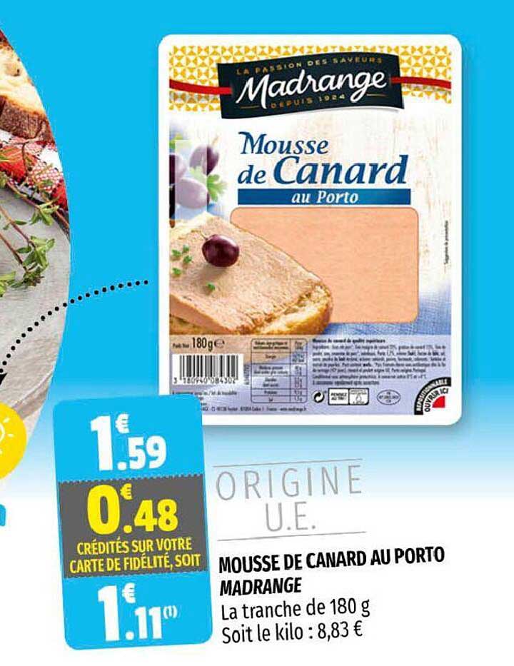 Mousse De Canard Au Porto Madrange