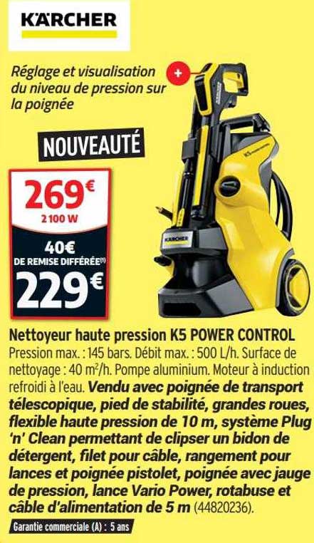 nettoyeur haute pression k5 power control