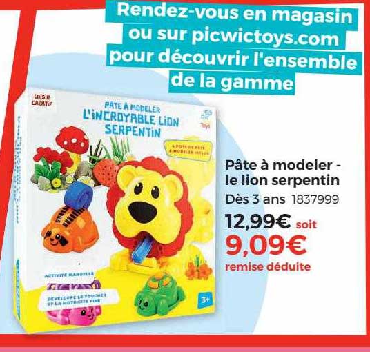 Pâte à Modeler - Le Lion Serpentin