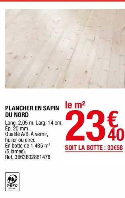 Plancher En Sapin Du Nord