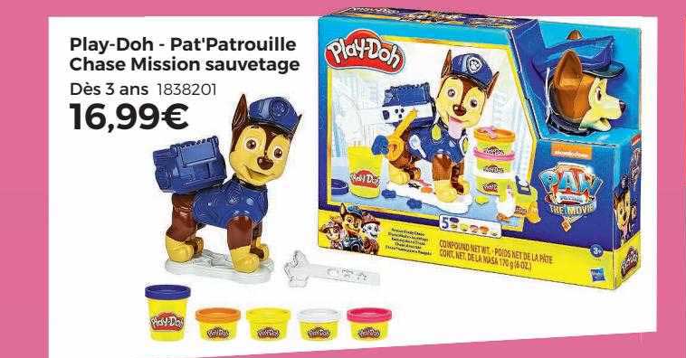 play-doh - pat-patrouille chase mission sauvetage