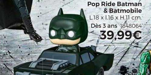 pop ride batman & batmobile
