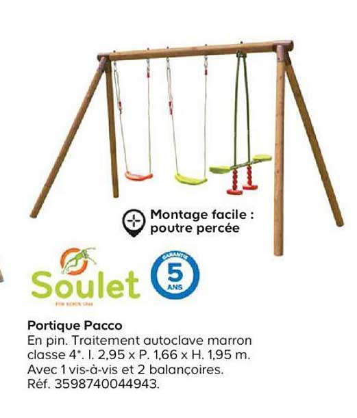 portique pacco soulet
