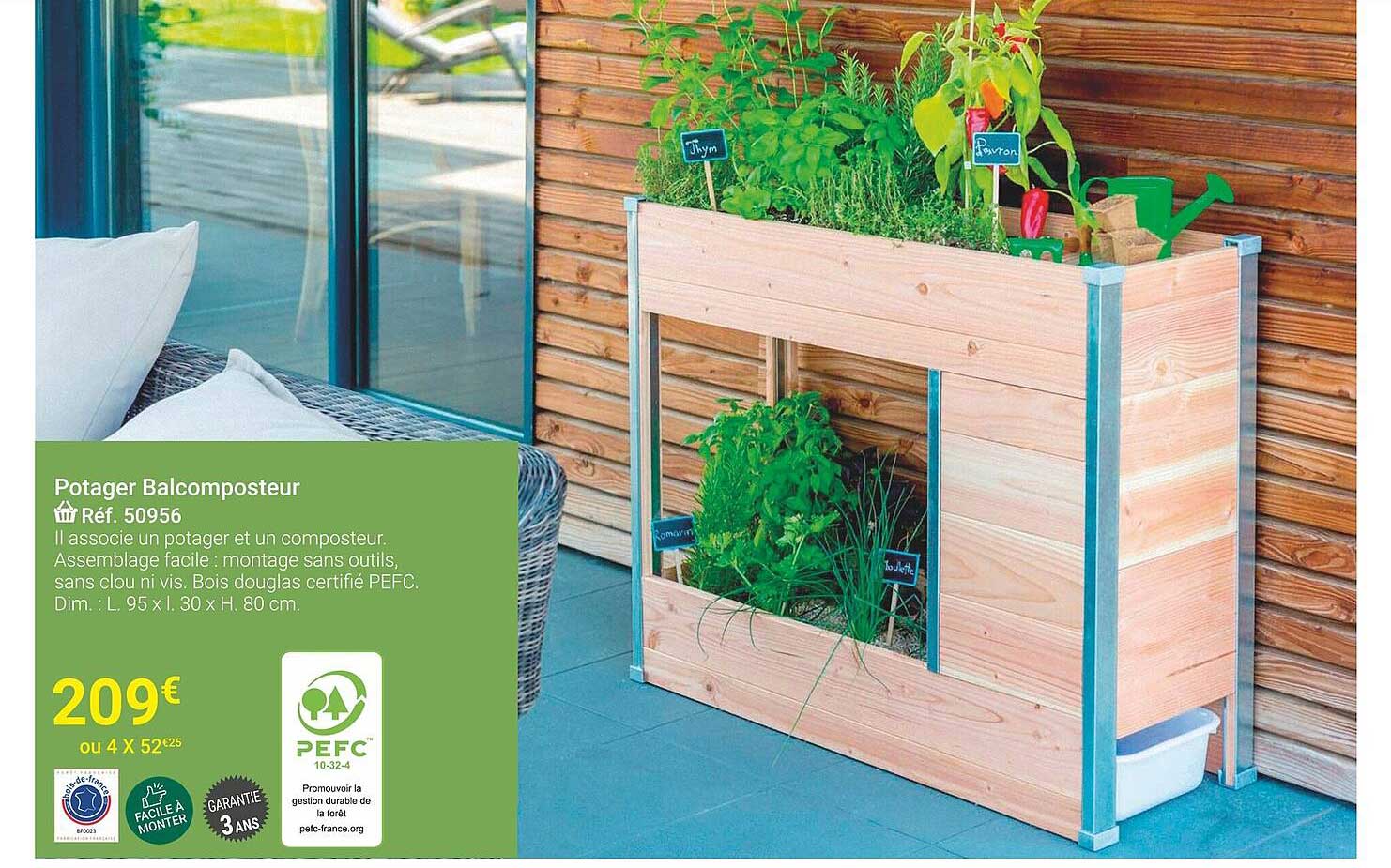 Potager Balcomposteur