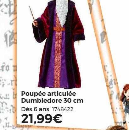 poupée articulée dumbledore 30 cm