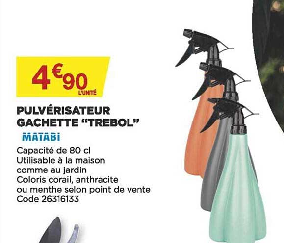 pulvérisateur gachette "trebol"