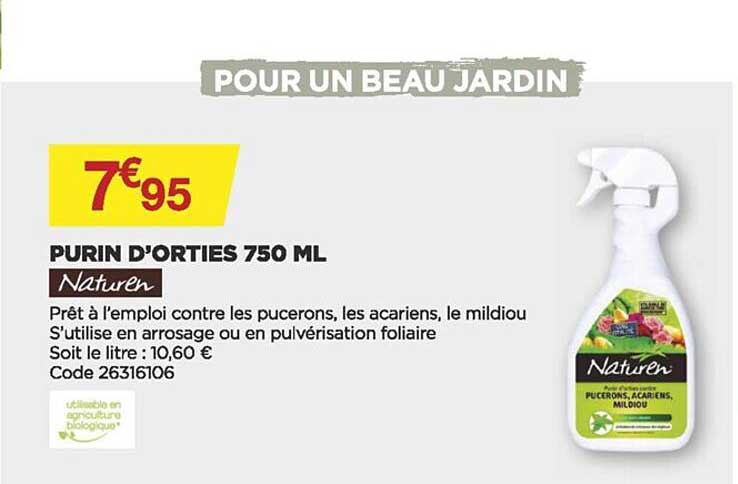 purin d'orties 750 ml naturen
