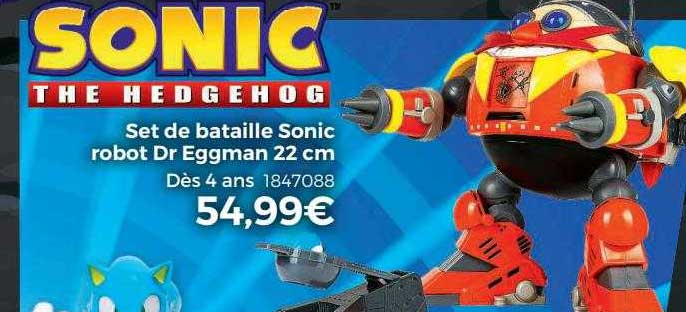 set de bataille sonic robot dr eggman 22 cm
