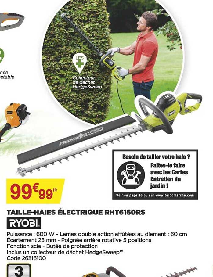 taille-haie électrique ryobi