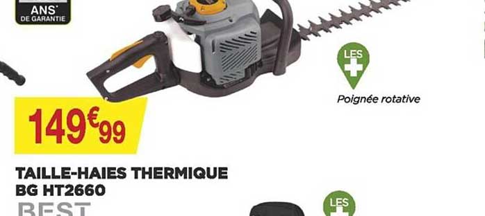 taille-haies thermique bg ht2660 bestgreen