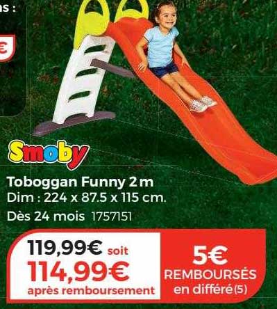 Toboggan Funny 2 M Smoby