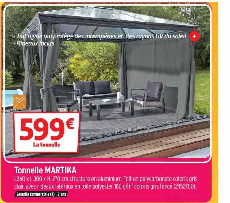 tonnelle martika