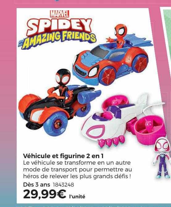 Véhicule Et Figurine 2 En 1