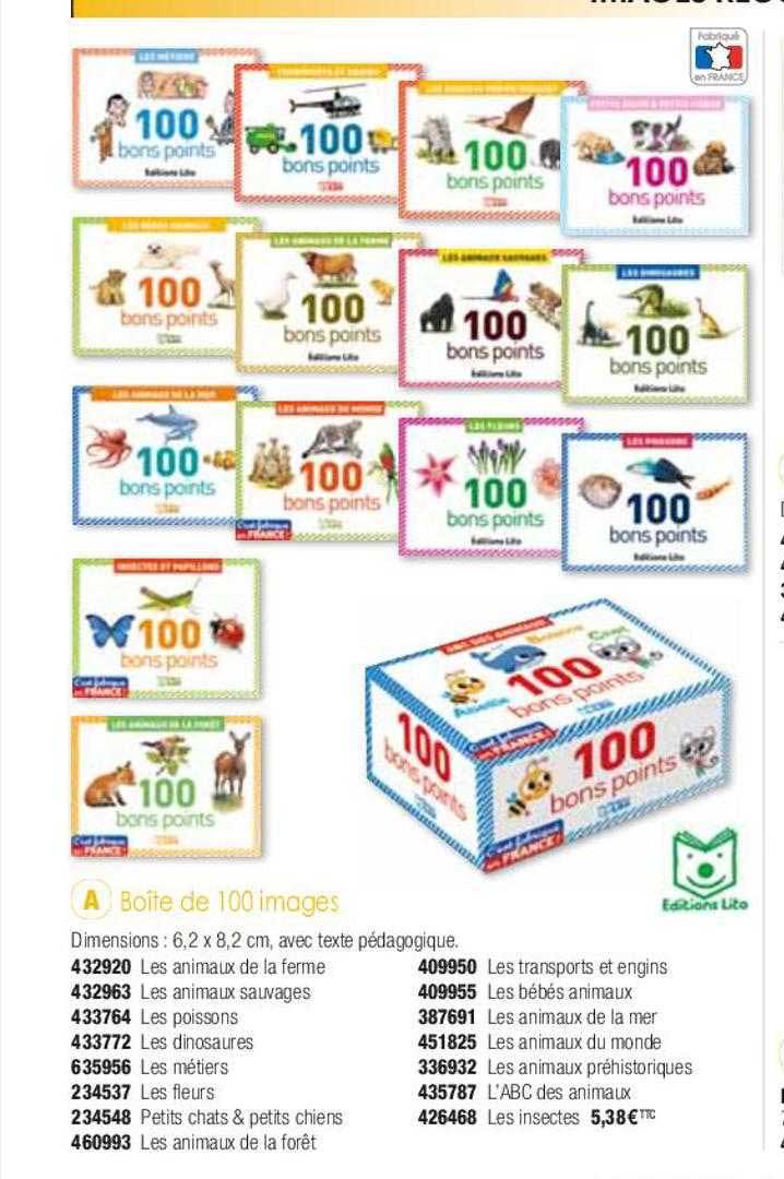 boîte de 100 images