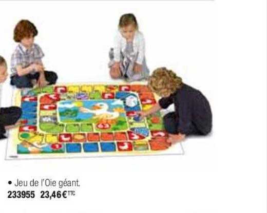 jeu de l'oie géant
